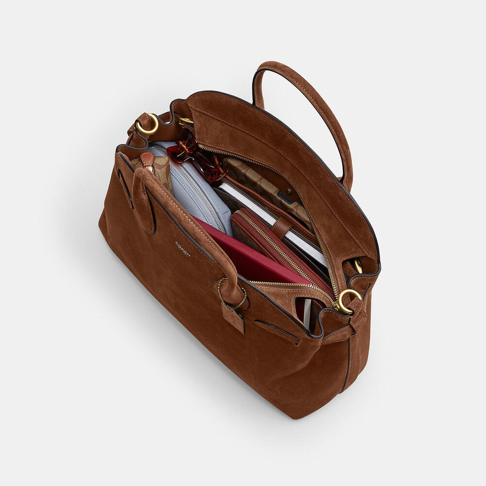 Coach Soft Empire Carryall Bag 40 - Picture 2 of 8